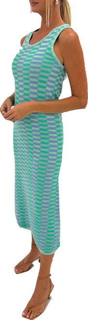Margot Midi Dress - Seafoam